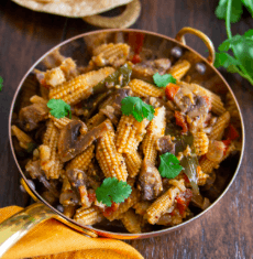 Chilli Mushroom Babycorn