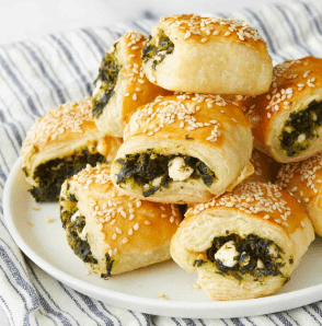 Spinach Cheese Rolls