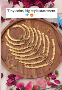 Tiny Coins Gold Necklace