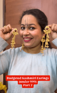 Budgeted Kashmiri Earings (under 999)