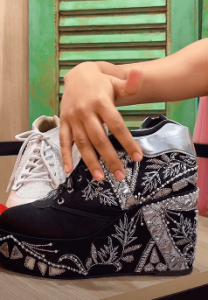 Customised Bridal Shoes